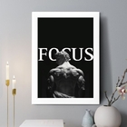 Quadro Decorativo Focus 33x24cm - Com Vidro Moldura Preta