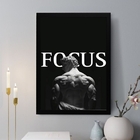 Quadro Decorativo Focus 45x34cm - Com Vidro Moldura Branca