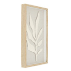 Quadro Decorativo Folha I Natural com Vidro 40x60cm Arte Própria