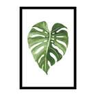 Quadro Decorativo Folha I Preto