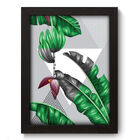 Quadro Decorativo - Folhagem - 19cm X 25cm - 033qnfap