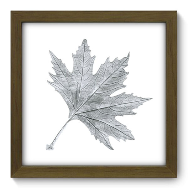 Quadro Decorativo - Folhas - 22cm X 22cm - 262qddm