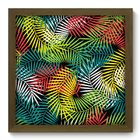 Quadro Decorativo - Folhas - 33cm X 33cm - 396qddm