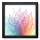 Quadro Decorativo - Folhas Abstratas - 33cm X 33cm - 126qdap
