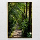 Quadro Decorativo Folhas Coleção In Nature Com Moldura E Sem