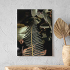 Quadro Decorativo Folhas E Flores Afiado - 150x80 Cm