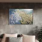 Quadro Decorativo Folhas E Flores Delicadeza Botânica Com Mol