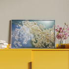 Quadro Decorativo Folhas E Flores Delicadeza Botânica Com Mol