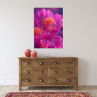 Quadro Decorativo Folhas E Flores Florescência Radiante - 90x