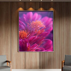 Quadro Decorativo Folhas E Flores Florescência Radiante Com M
