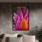 Quadro Decorativo Folhas E Flores Serenata Das Pétalas Com Mo