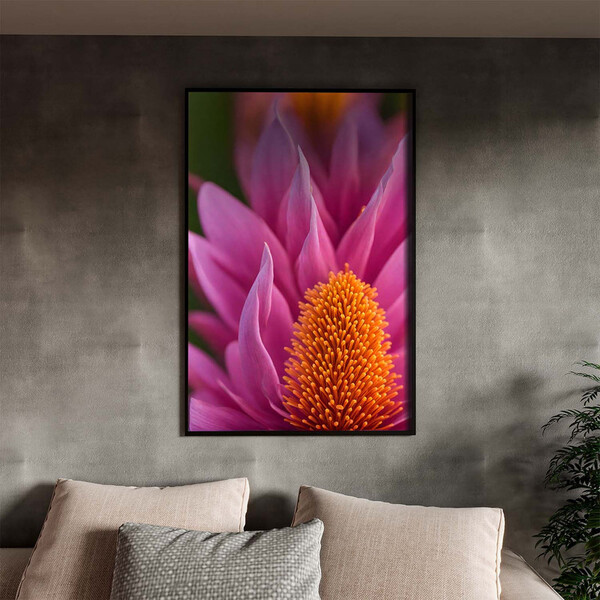 Quadro Decorativo Folhas E Flores Serenata Das Pétalas Com Mo