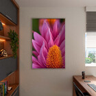 Quadro Decorativo Folhas E Flores Serenata Das Pétalas Com Mo