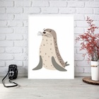 Quadro Decorativo Foquinha 24x18cm - Com Vidro Moldura Preta