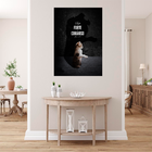 Quadro Decorativo Forte E Corajoso -- Br Artes Grande 118x78