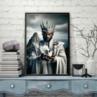 Quadro Decorativo Foto Oxalá 45x34cm - Com Vidro Moldura:made