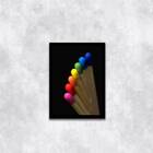 Quadro Decorativo Foto Palitos De Fósforo Coloridos 45x34cm A