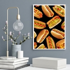 Quadro Decorativo Fotografia Cachorro Quente 45x34cm - Com Vi