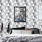 Quadro Decorativo Fotografia Carro Vintage Azul 45x34cm A3 (4