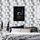 Quadro Decorativo Fotografia Guarda Chuva Multicolorido 45x34