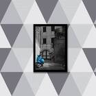 Quadro Decorativo Fotografia Lambreta Azul 45x34cm A3 (45 X 3