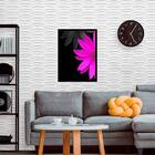 Quadro Decorativo Fotografia Meia Flor Rosa 45x34cm A3 (45 X