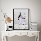 Quadro Decorativo Fotografia Oxalá 33x24cm Moldura:madeira Pr