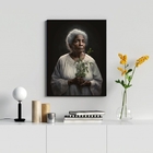 Quadro Decorativo Fotografia Preta Velha 45x34cm Moldura:made