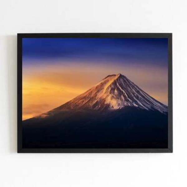 Quadro Decorativo Fotografia Vulcão 45x34cm A3 (45 X 34)