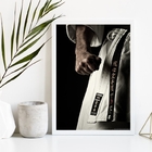 Quadro Decorativo Fotografia karatê 24x18cm - Com Vidro Moldu
