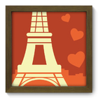 Quadro Decorativo - França - 22cm X 22cm - 103qdmm