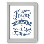 Quadro Decorativo - Frase - 19cm X 25cm - 100qdrb