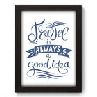 Quadro Decorativo - Frase - 19cm X 25cm - 100qdrp