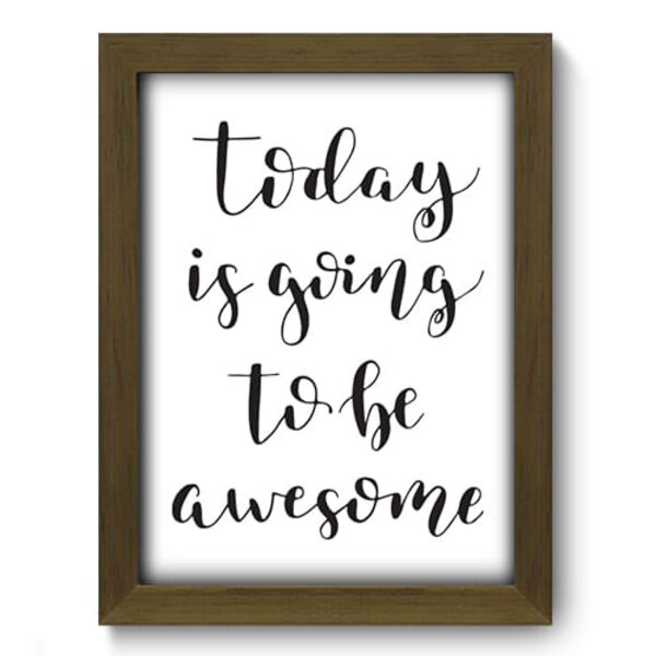 Quadro Decorativo - Frase - 19cm X 25cm - 106qdrm