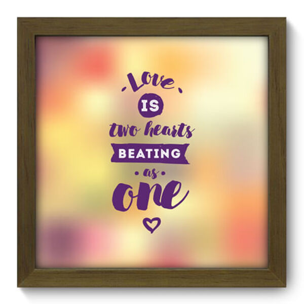 Quadro Decorativo - Frase - 22cm X 22cm - 187qdrm