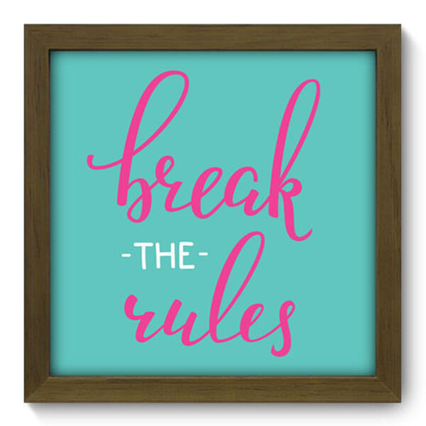 Quadro Decorativo - Frase - 22cm X 22cm - 248qdrm