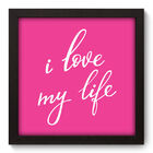 Quadro Decorativo - Frase - 22cm X 22cm - 250qdrp