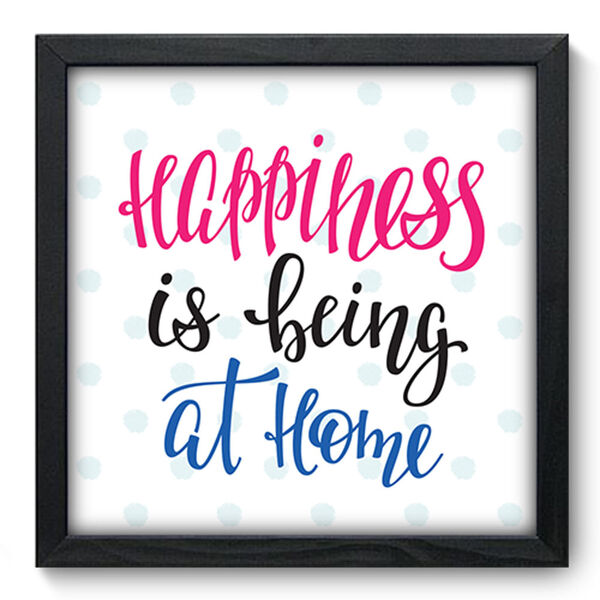 Quadro Decorativo - Frase - 33cm X 33cm - 093qdrp