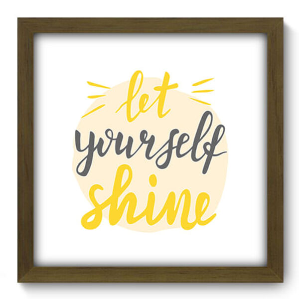 Quadro Decorativo - Frase - 33cm X 33cm - 095qdrm