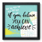 Quadro Decorativo - Frase - 33cm X 33cm - 117qdrp