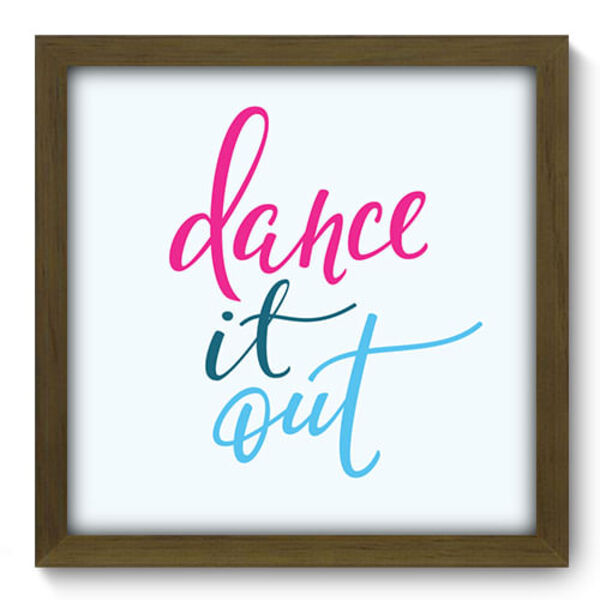 Quadro Decorativo - Frase - 33cm X 33cm - 118qdrm