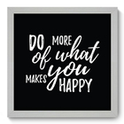 Quadro Decorativo - Frase - 33cm X 33cm - 121qdrb