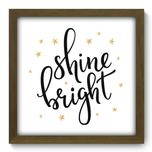 Quadro Decorativo - Frase - 33cm X 33cm - 129qdrm