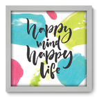 Quadro Decorativo - Frase - 33cm X 33cm - 131qdrb