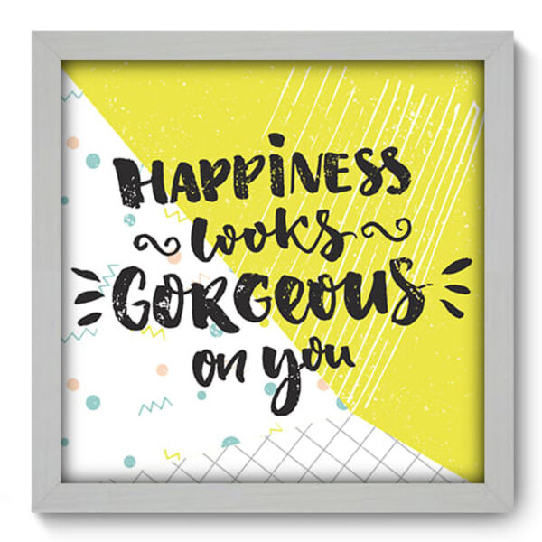 Quadro Decorativo - Frase - 33cm X 33cm - 133qdrb