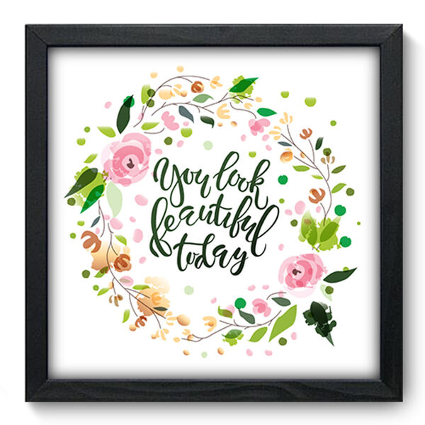 Quadro Decorativo - Frase - 33cm X 33cm - 135qdrp