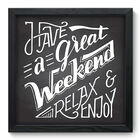 Quadro Decorativo - Frase - 33cm X 33cm - 165qdrp