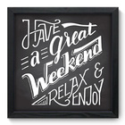 Quadro Decorativo - Frase - 33cm X 33cm - 165qdrp