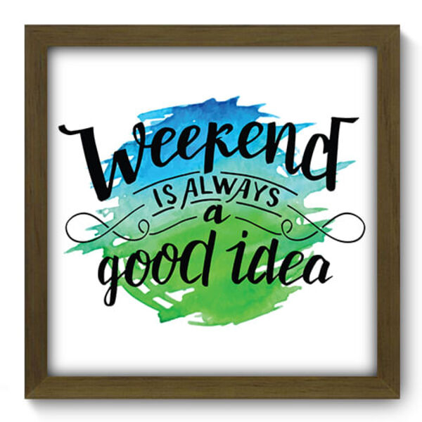 Quadro Decorativo - Frase - 33cm X 33cm - 173qdrm