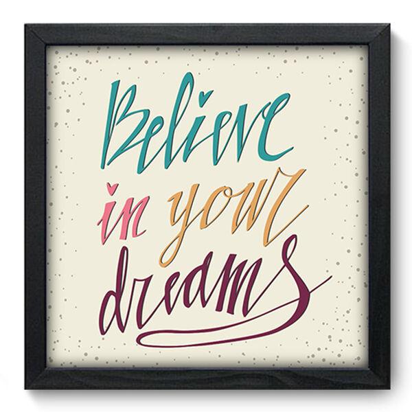 Quadro Decorativo - Frase - 33cm X 33cm - 198qdrp